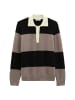 Marc O'Polo DENIM Pullover im Polostil regular in Dark Beige