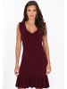 faina Women Dress in burgundy