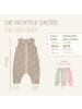 Räuberella Schlafsack mit Füßen Raschelnde Zweige  2.5 TOG  100 cm in Taupe