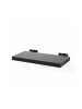 relaxdays Wandregal in Schwarz - (B)40 x (H)4 x (T)23 cm