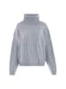 aleva Damen Sweater in HELLGRAU MELANGE