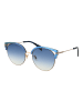 Police Frauen Sonnenbrille Schmetterling Blau