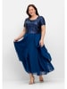 sheego Abendkleid in blau