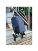 Wenko Einkaufstrolley mit Sitz in blau