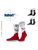 JD J. Dirks Tatort-Socken - BLUTFLECK M230051 in weiß/rot (1)