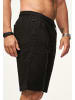 SOULSTAR Chinoshorts - mit Gummibund & Tunnelzug - Kurze Hose für Herren in Black