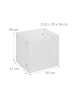 relaxdays Kinderregal in Weiß - (B)102 x (H)60 x (T)30 cm