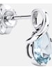 Diamant L'éternel Ohrringe aus 375 Weißgold mit Topas
