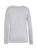 NAEMI Damen Pullover in Grau Melange