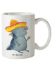 Mr. & Mrs. Panda Weiße Tasse Axolotl Tequila ohne Spruch in Weiß