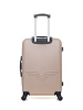 American Travel Mittelgroßer Koffer CHELSEA in Beige (64L)
