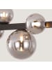 ZMH Pendelleuchte 8-flammige G9 in rauchgrau Glas Max.25W