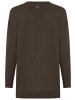 Laura Scott Strickjacke in braun melange