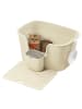 Feandrea Katzentoilette Boxal in Sandbeige - (B)76 x (H)33 x (T)64 cm