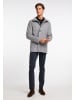 DreiMaster Klassik Herren Übergangsjacke Aus Wollgemisch in Grau Melange
