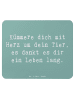 Mr. & Mrs. Panda Mouse Pad Spruch Haustiere pflegen mit Spruch in Meeresbrise