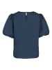 Vila Oberteil mit kurzen Ärmeln in Navy Blazer