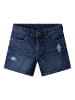 TWO SOON Jeansshorts in Medium Blue Denim