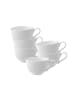 Villeroy & Boch 6er Set Kaffeetassen New Cottage Basic 150 ml weiß in weiß