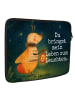Mr. & Mrs. Panda Notebook Tasche Glühwürmchen Design mit Spruch in Weiß