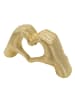 Mauro Ferretti Skulptur aus Goldharz, 25 x 7,5 x 13,5 cm