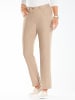 Sieh an! Hose in beige-ecru-gestreift