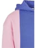 Urban Classics Kapuzenpullover in girlypink/purpleday/oceanblue