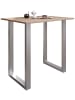 VCM  Holz Bartisch Stehtisch Xona 110x80 in Silber / Sonoma-Eiche