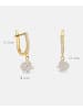 Diamant L'éternel Ohrringe aus 375 Gelbgold
