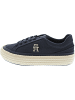 Tommy Hilfiger Vulc Sneaker Linnen Sneaker low Blau