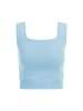 myMo Damen Strick Top in Hellblau
