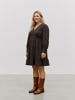 Vero Moda Kleid mit Schößchen in Chocolate Torte