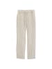 Marc O'Polo Leinenhose wide in Medium Brown