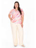 Usha Women Plus Size T-Shirt in multicolor pink