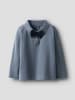 name it Poloshirt mit Fliege NMMROGULA LS POLO in flint stone