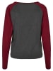 Urban Classics Long Sleeves in charcoal/burgundy