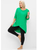sheego Longshirt in grasgrün