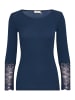 Fransa Langarm FRHIZAMOND Tight fit in Dark Peacoat