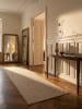 KADIMA DESIGN Läufer Uni flachgewebt pflegeleicht Wohnzimmer Flur Esszimmer Wohnraum in Natur