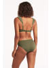 Sea Level Mid Bikini Pant in KHAKI