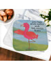 Mr. & Mrs. Panda Topflappen Flamingo Yoga Design mit Spruch in Weiß