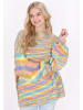 IZIA Damen Pullover in Blau Mehrfarbig