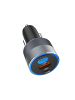 Wisam® FORCELL Autoladegerät 65W 2x USB-C + USB-A PD QC SFC Grau