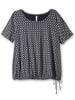 sheego T-Shirt in nachtblau-gemustert