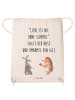 Mr. & Mrs. Panda gym tasche Hase Igel mit Spruch in Creme