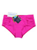 Aquarti Aquarti Damen Bikinihose mit seitlichen Raffungen in pink