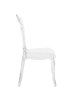 Beliani 2er-Set Bankettstuhl VERMONT in Transparent
