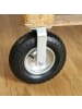 relaxdays Bockrolle in Schwarz/ Silber - 3.50-6