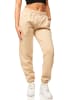 DAILY COTTON Jogginghose - im Straight-Fit als Lange Trainingshose Sweatpants in Beige