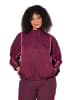 Ulla Popken Sweatjacke in dunkle pflaume